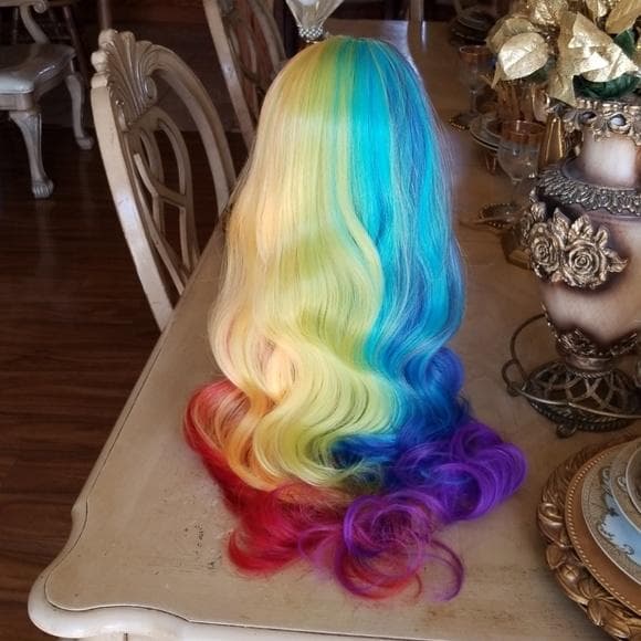 Rainbow Beauty Full Wig - Thumbnail 2