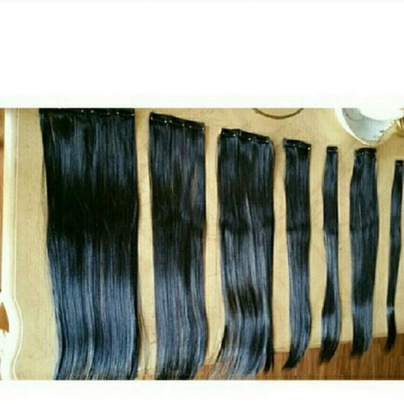 Black Full Head Clip in Extension - Thumbnail 3
