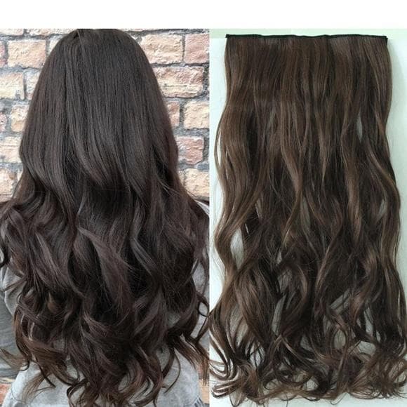 Brown Full Head Clip in Extension