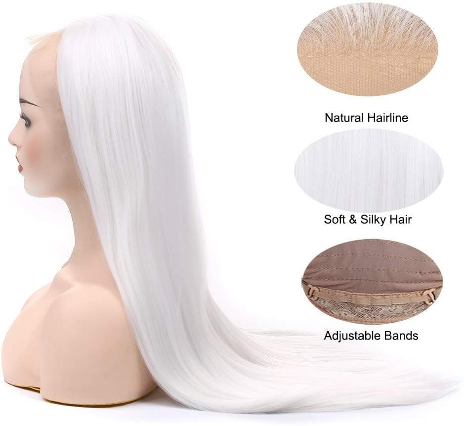 White Beauty Lace Front Wig - Thumbnail 8