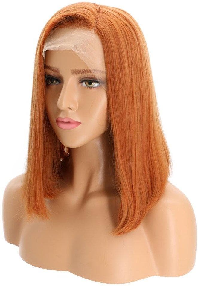 Auburn Bob Beauty Lace Front Wig - Thumbnail 3