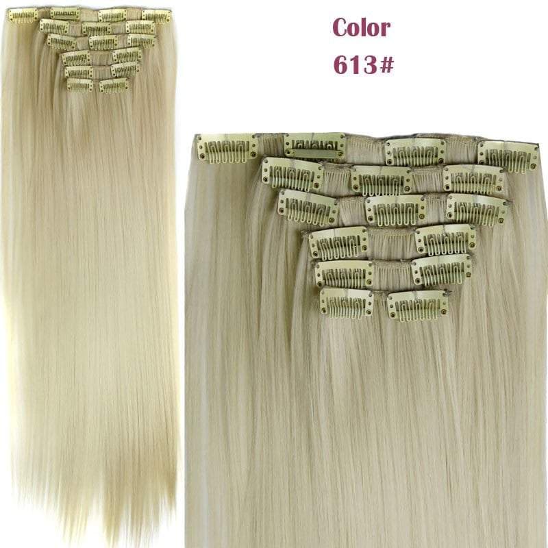 Blonde Beauty Full Head Clip in Extension #613!! - Thumbnail 3