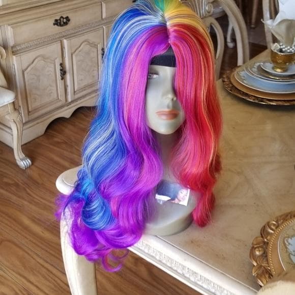 Rainbow Beauty Full Wig - Thumbnail 4