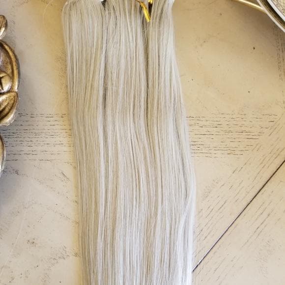 Pale Blonde Full Head Clip in Extension #60 - Thumbnail 6