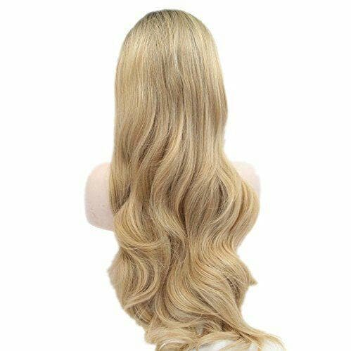 Blonde Darkroot Ombre Lace Front Wig - Thumbnail 3