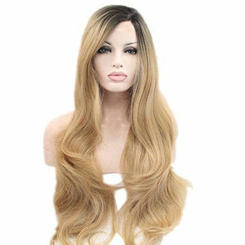 Blonde Darkroot Ombre Lace Front Wig - Thumbnail 2