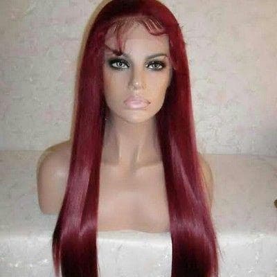 Burgundy Straight Beauty Lace Front Wig 24-26 inches!!