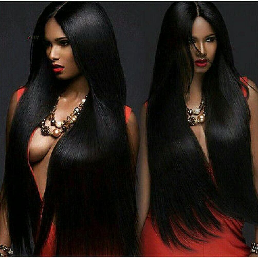 Black Full Head Clip In Extension!!