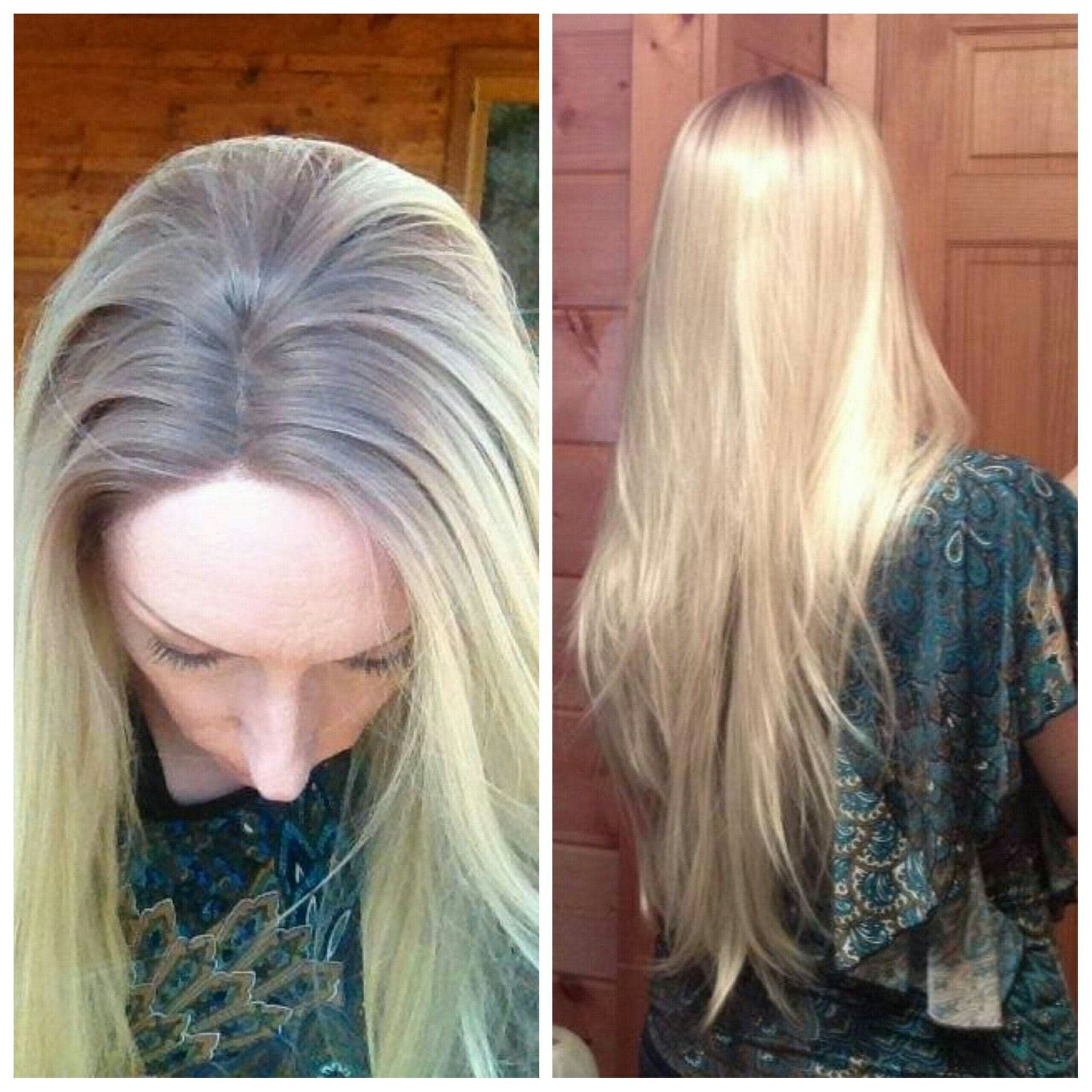 Blonde Ombre Lace Front Wig - Thumbnail 3
