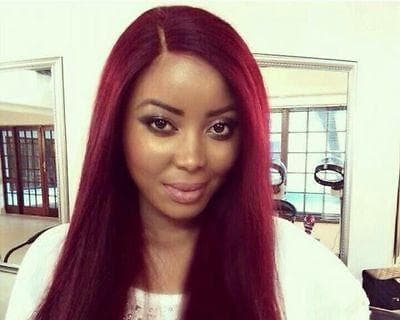 Burgundy Straight Beauty Lace Front Wig 24-26 inches!! - Thumbnail 4