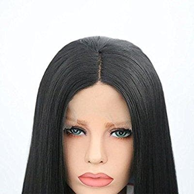 Black Straight Lace Front Wig Fiona - Thumbnail 2
