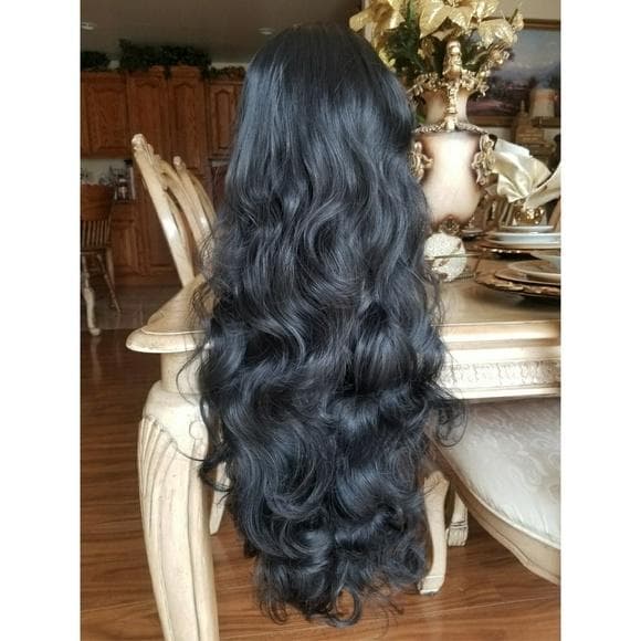 Black Body Wave Lace Front Wig 26-30 inches!! - Thumbnail 2