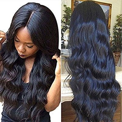 Black Bodywave Lacefront Wig Exotic - Thumbnail 2