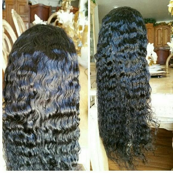 Virgin Brazilian Waterwave Lacefront Wig