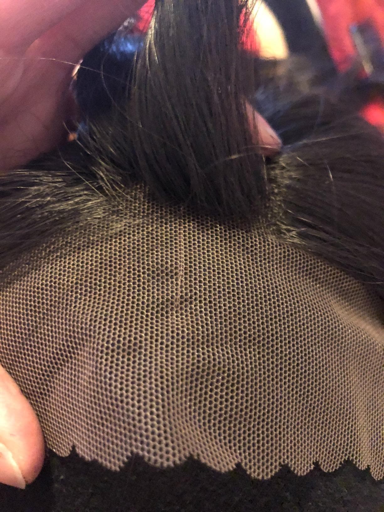 Black Straight Lace Front Wig Fiona - Thumbnail 3