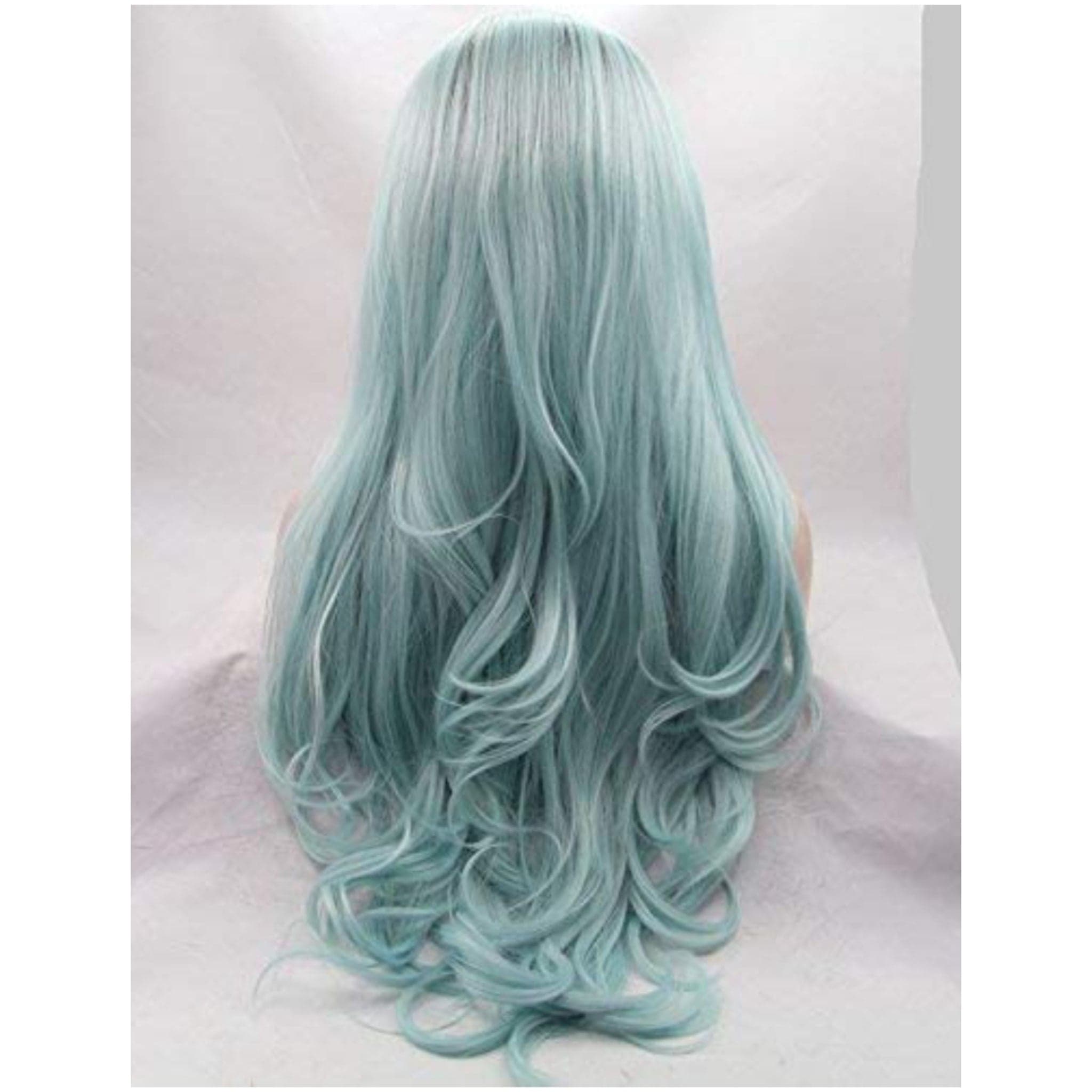 Ombre Blue Beauty Lace Front Wig 24-28 inches!! - Thumbnail 4