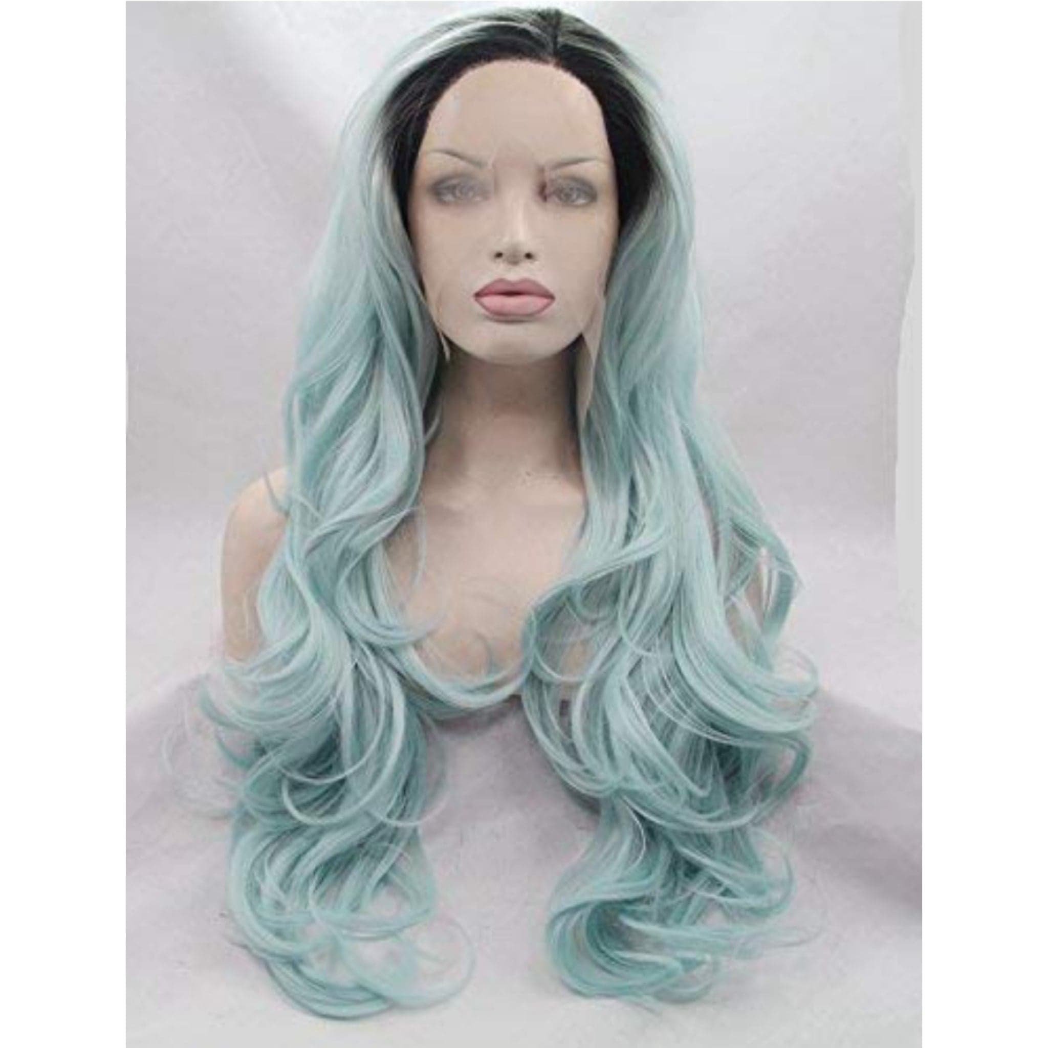 Ombre Blue Beauty Lace Front Wig 24-28 inches!! - Thumbnail 2