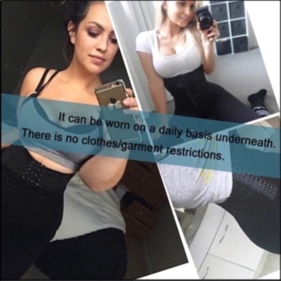 Black Steel Bone Waist Trainer-Slim Your Waist!! - 2XL - Thumbnail 12