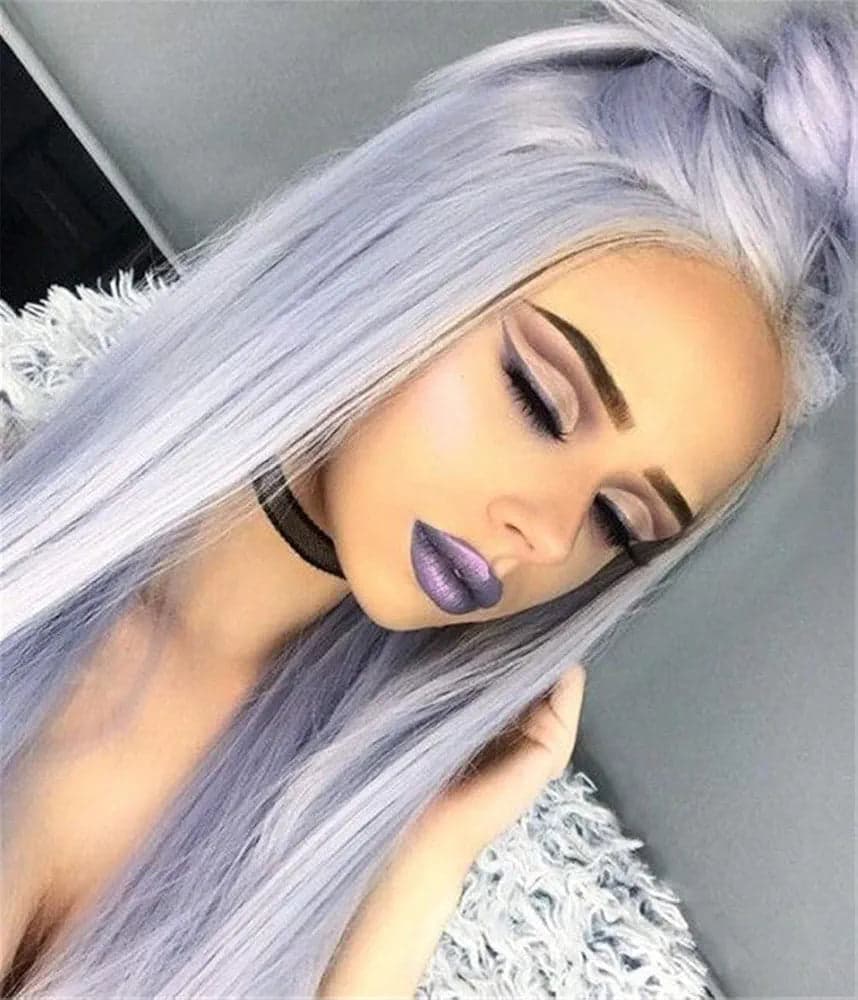 Light Purple Lacefront Wig Kaia - Thumbnail 5