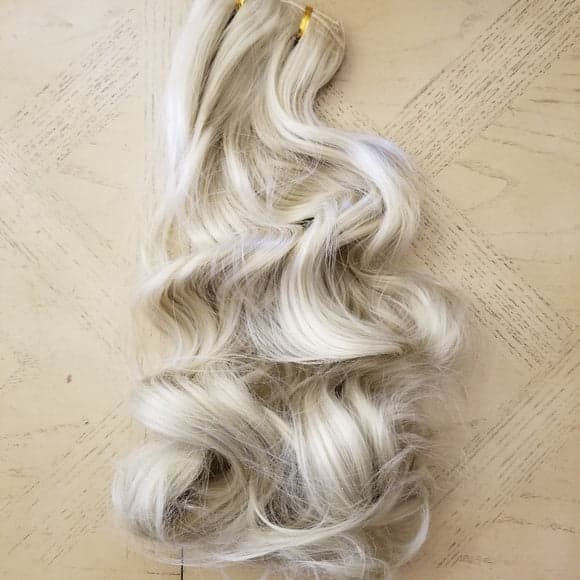 Wavy Blonde mix #24H613 Full Head Clip in Extension - Thumbnail 4