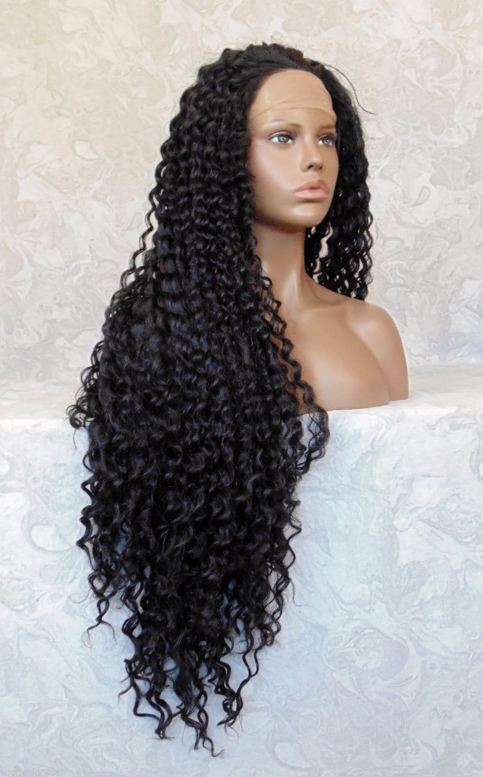 Custom Curly Beauty Lace Front Wig 32-34 inches inches!! - Thumbnail 7