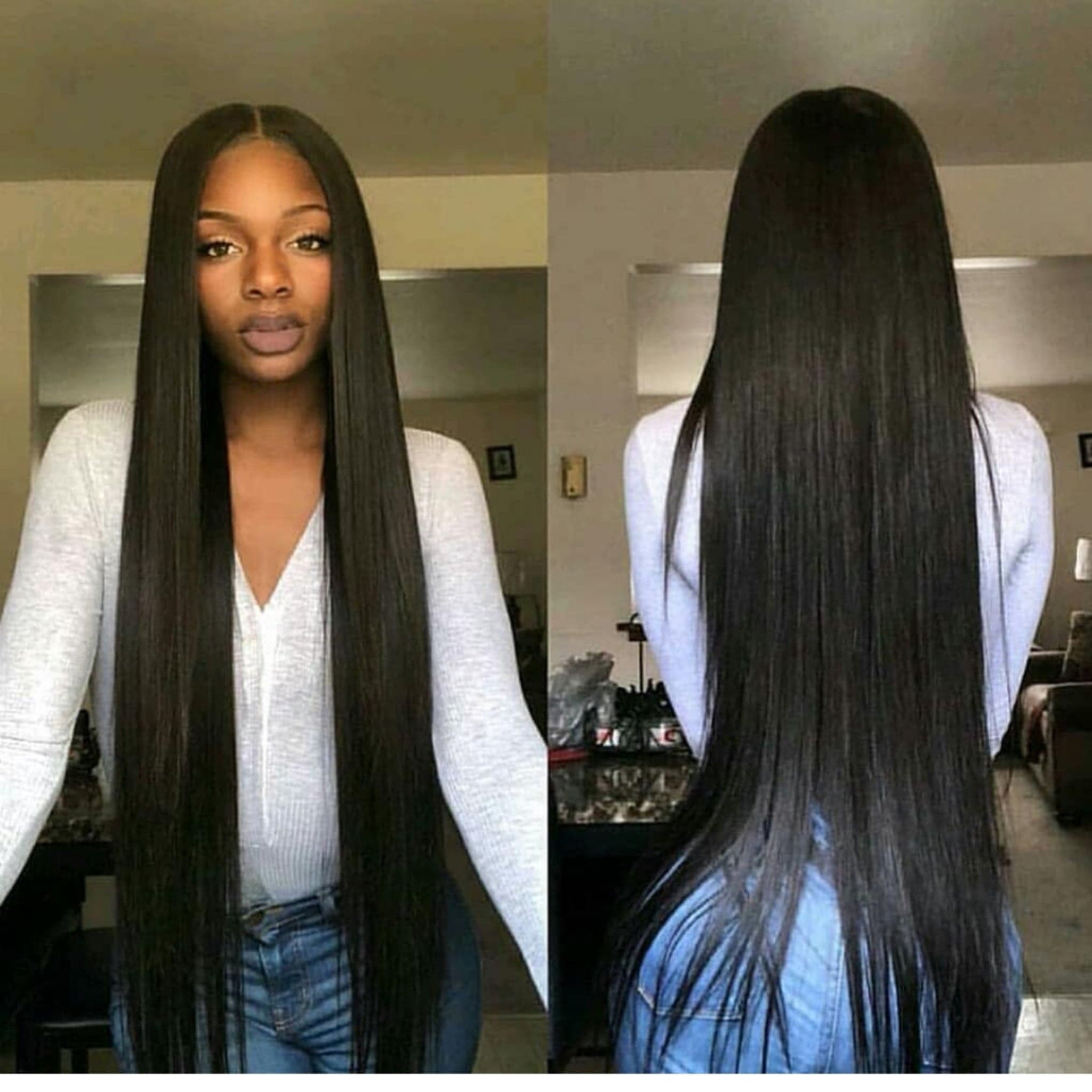 Mink Virgin Remy Human Hair Full Lace Wig-Part Anywhere!! - Thumbnail 11