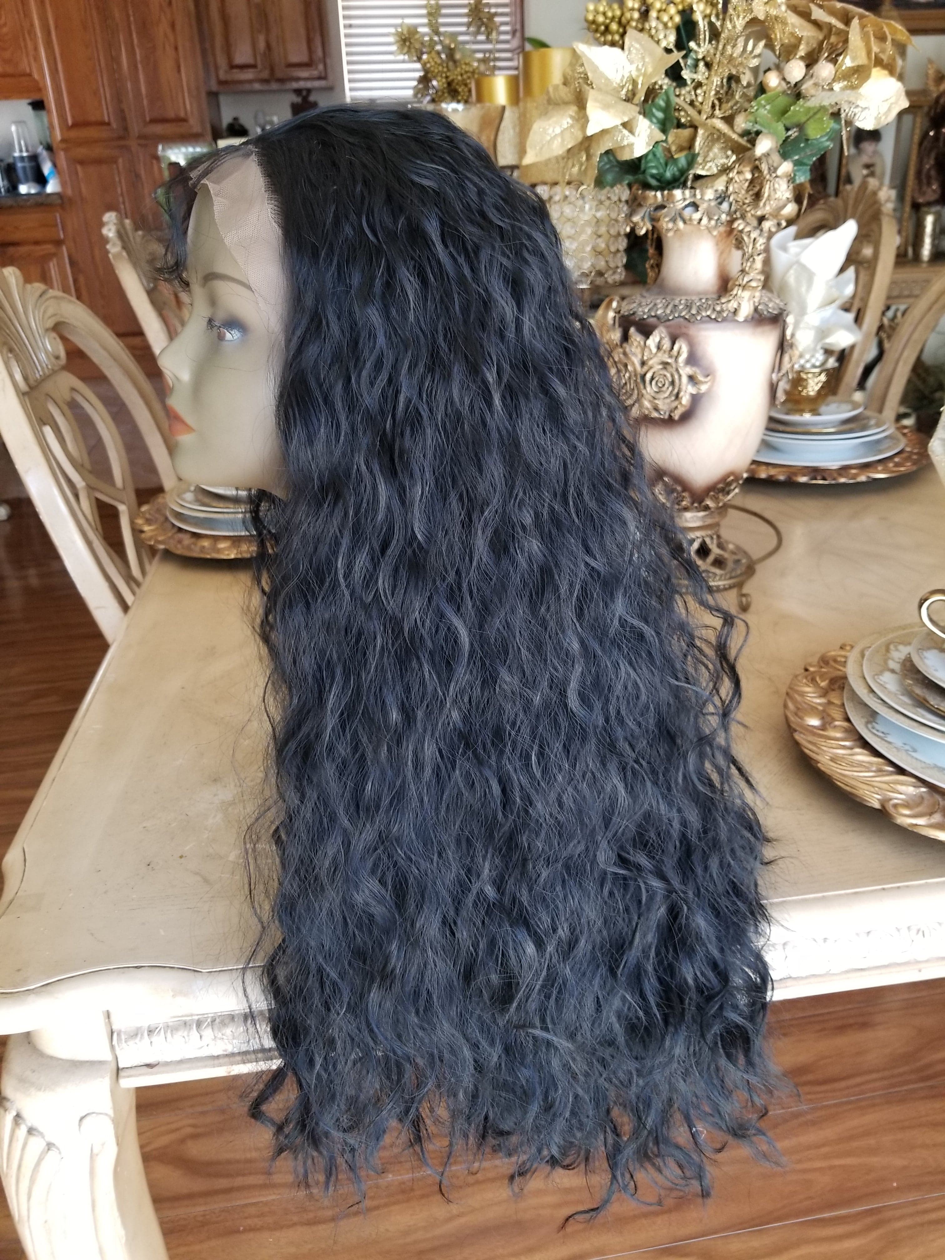 Waterwave Curly Beauty Lace Front Wig 26-28 inches!! - Thumbnail 8