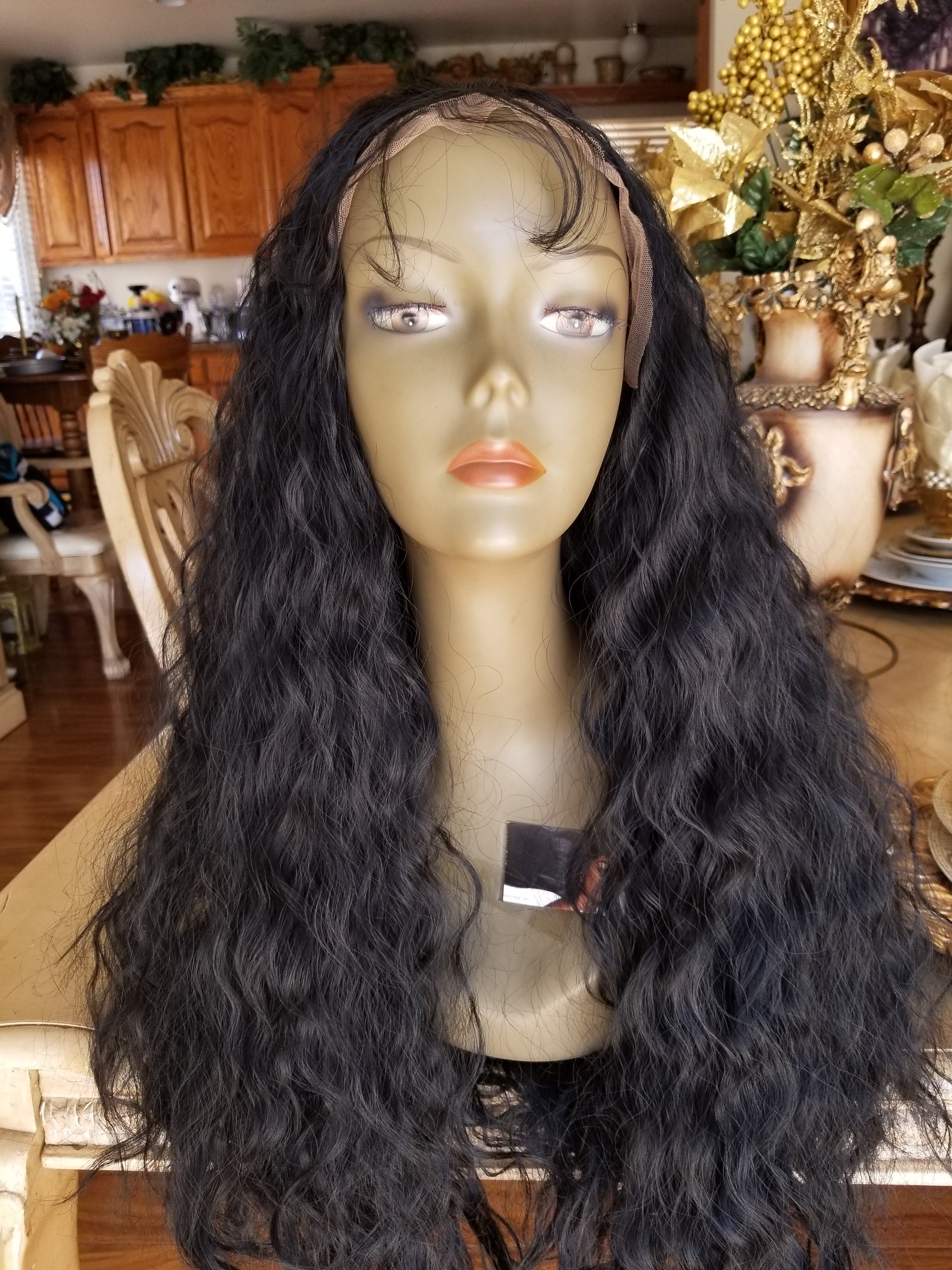 Waterwave Curly Beauty Lace Front Wig 26-28 inches!! - Thumbnail 5