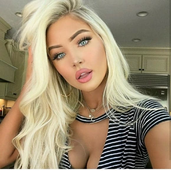 Blonde Beauty Waves Virgin Human Hair Lace Front Wig - 12 inches - Thumbnail 2
