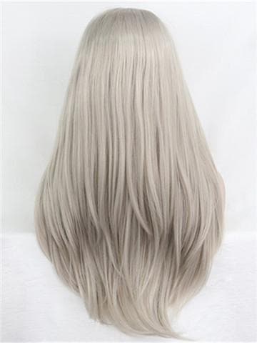 White Ash Gray Blonde Lace Front Wig 24-26 inches!! - Thumbnail 7
