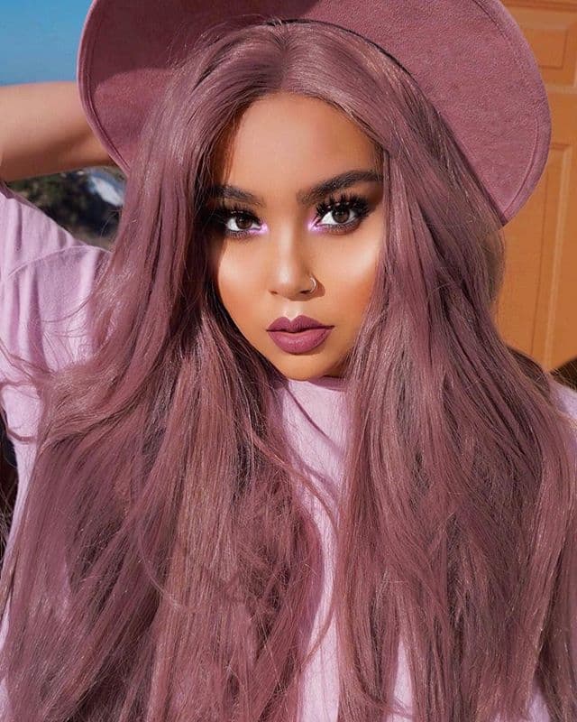 Lilac Purple Beauty Lace Front Wig