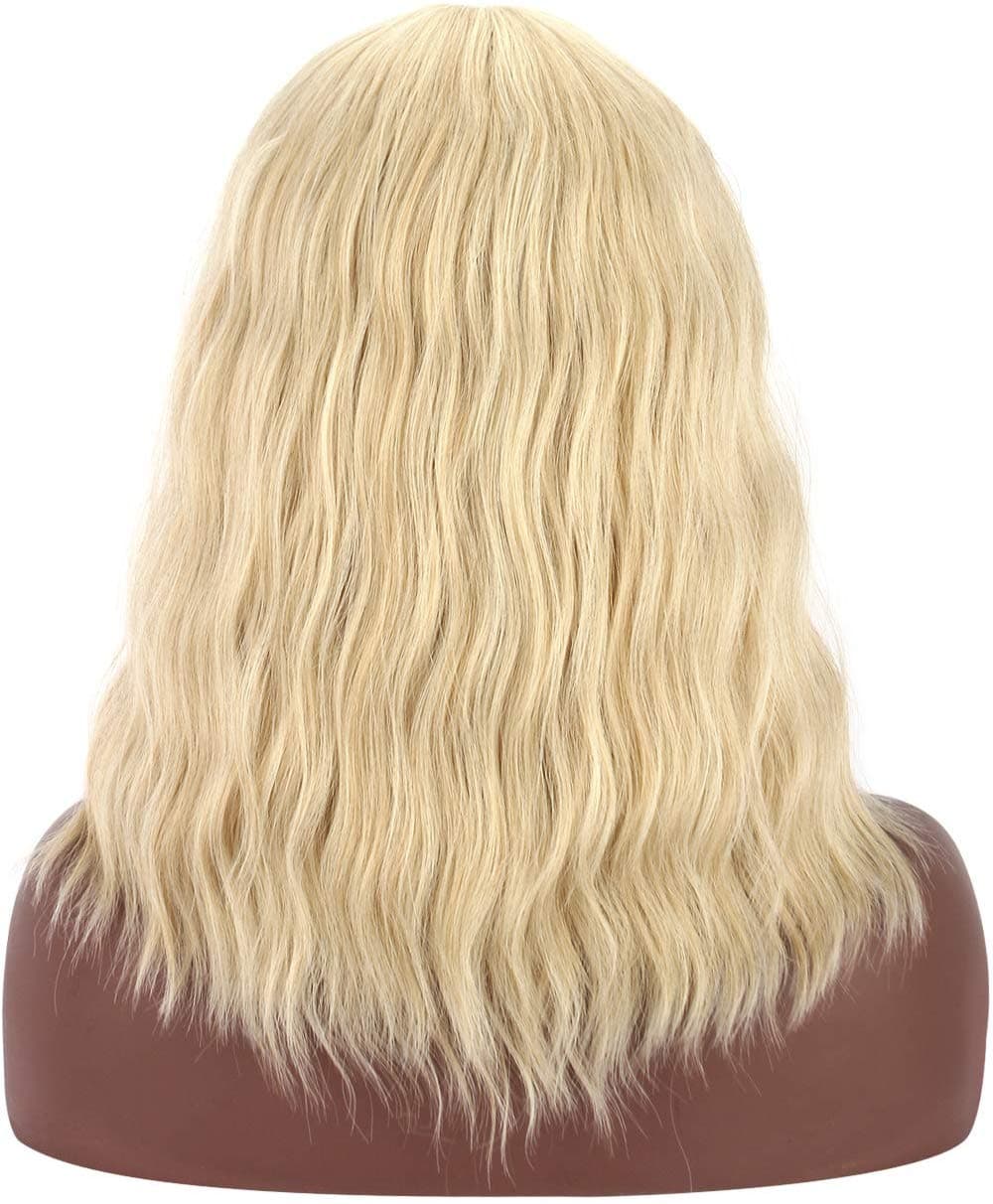 Blonde Wavy Full Wig - Thumbnail 7