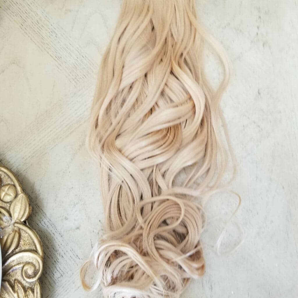 Dark Blonde Beauty Full Head Clip in Extension - Thumbnail 4