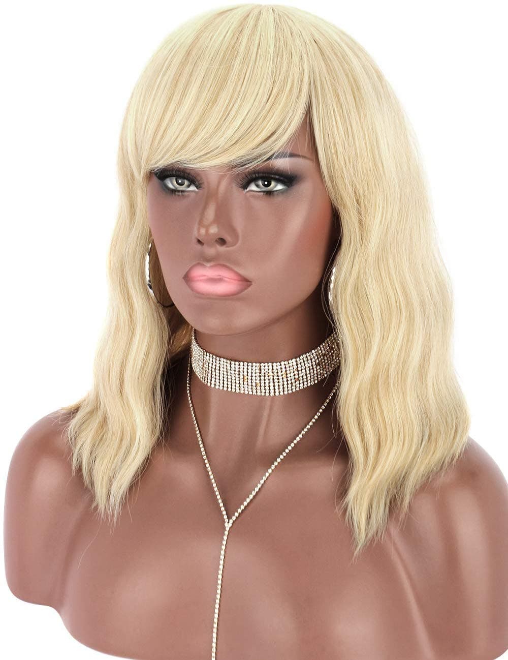 Blonde Wavy Full Wig - Thumbnail 3