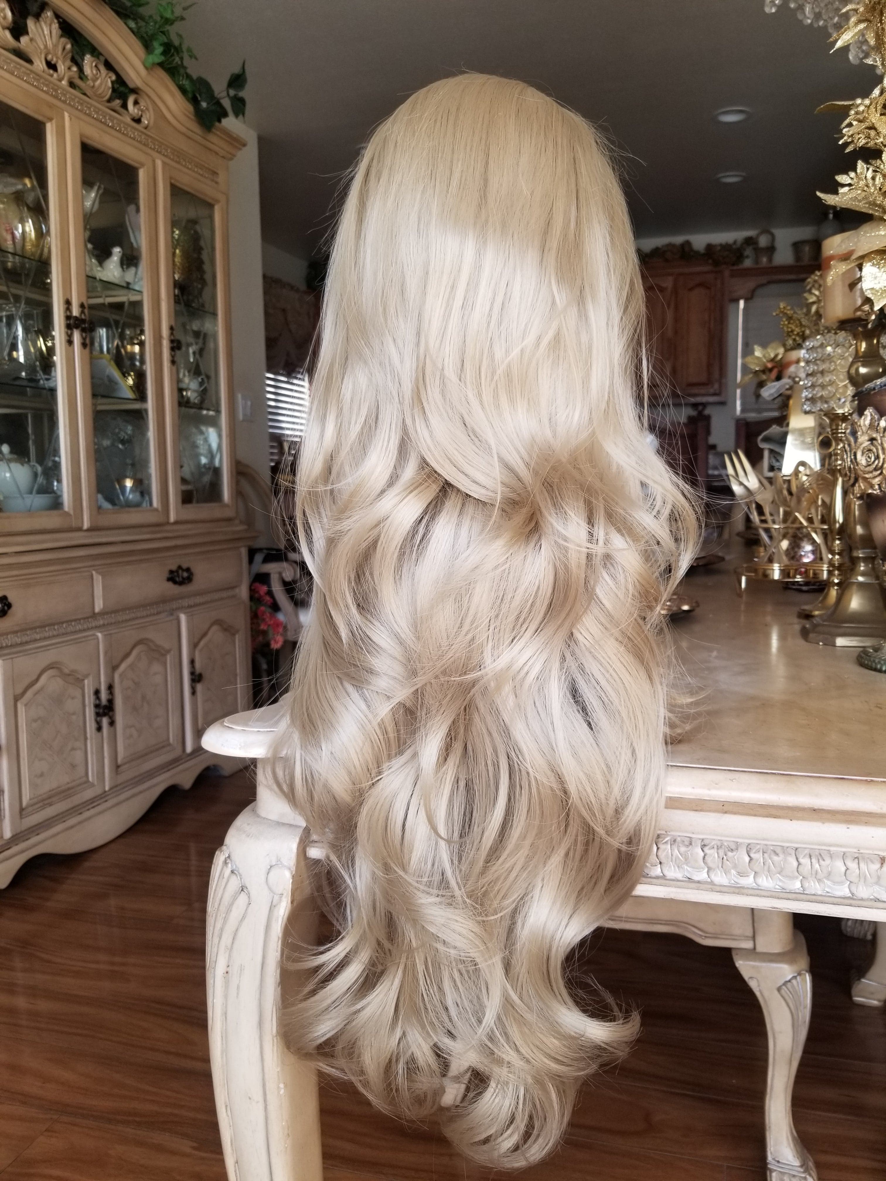 Ash Blonde Lace Front Wig 24-26 inches!! - Thumbnail 9