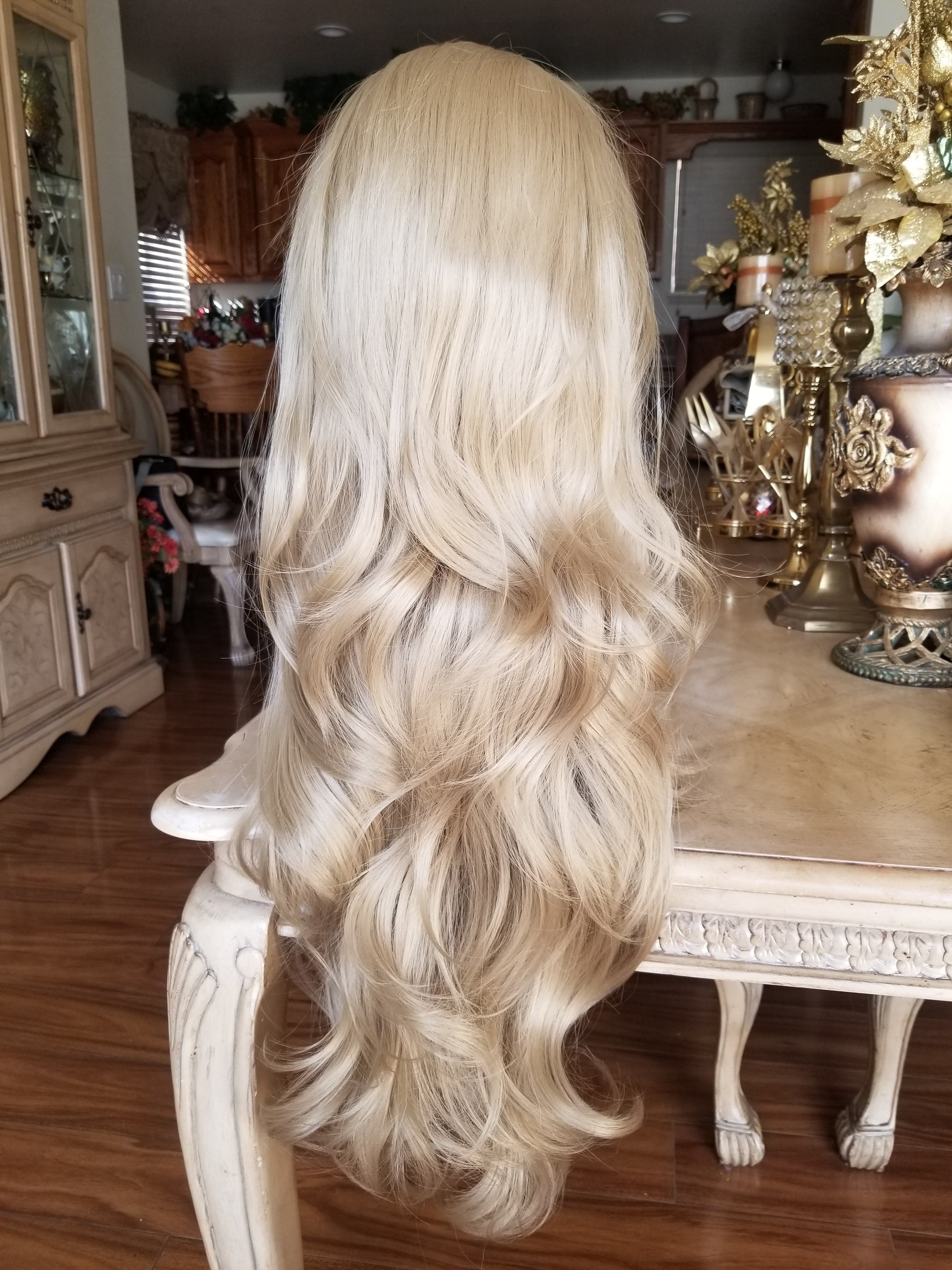 Ash Blonde Lace Front Wig 24-26 inches!! - Thumbnail 10