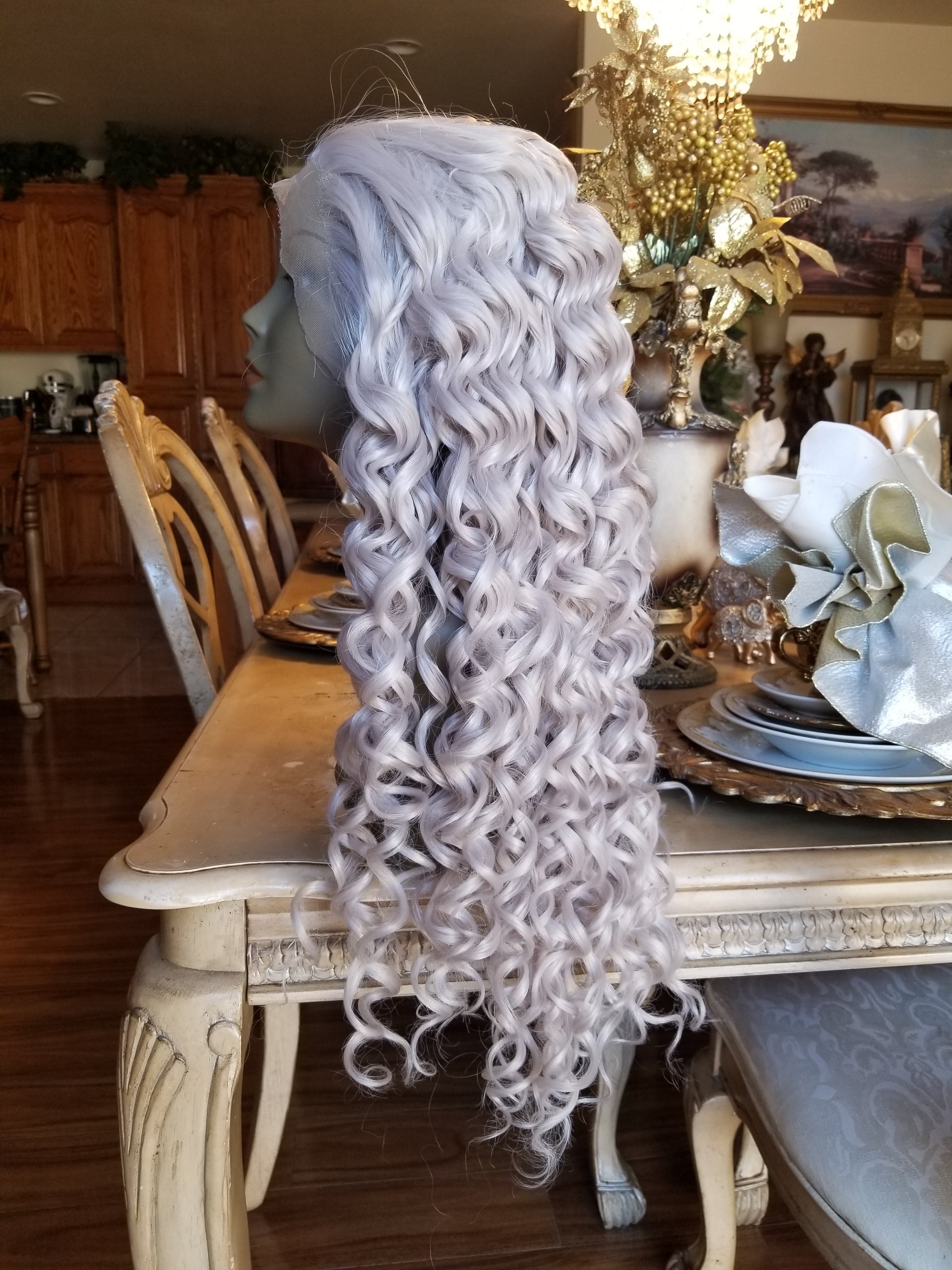 Light Gray AshBlonde Beauty Lace Front Wig 22-26 inches!! - Thumbnail 10