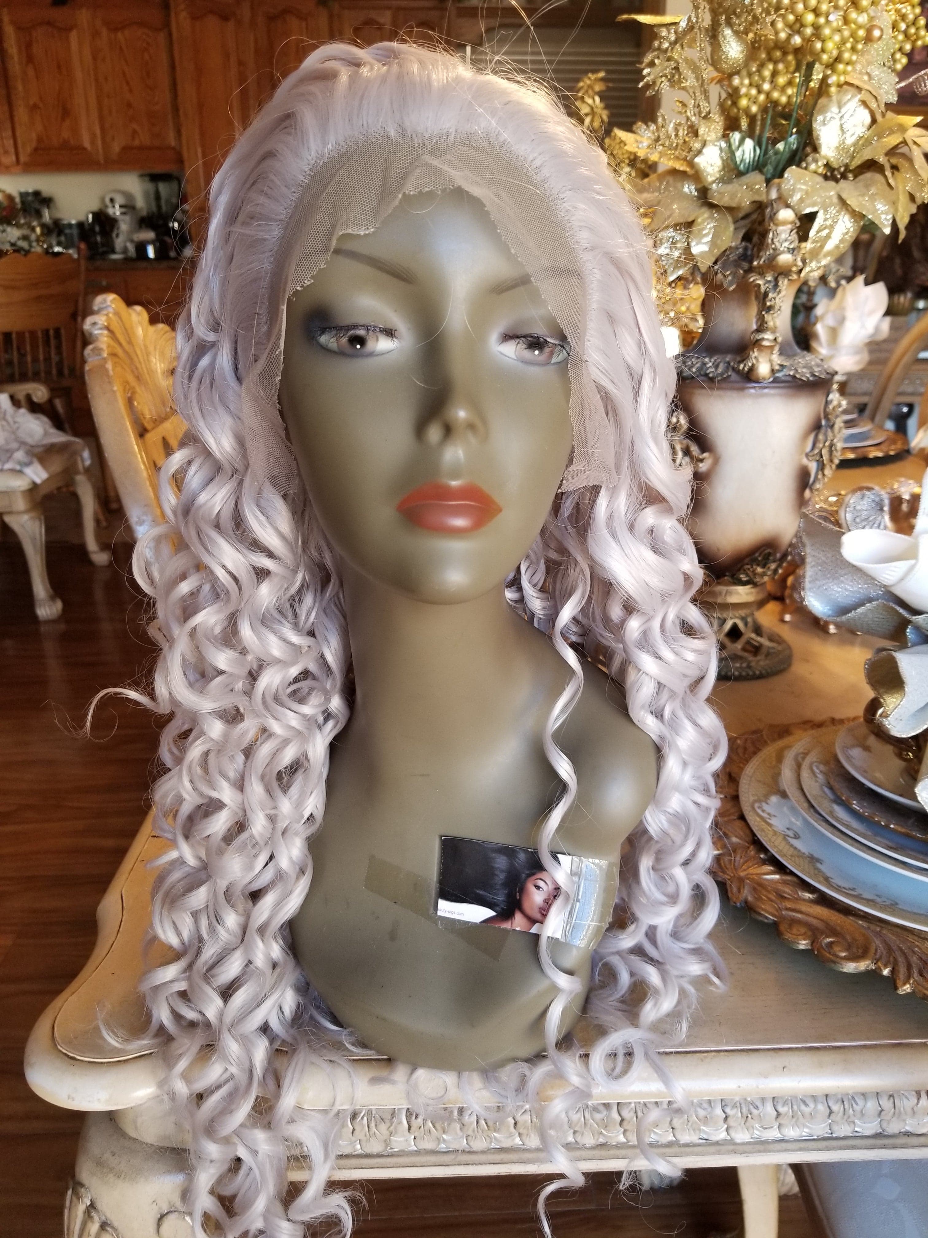 Light Gray AshBlonde Beauty Lace Front Wig 22-26 inches!! - Thumbnail 2
