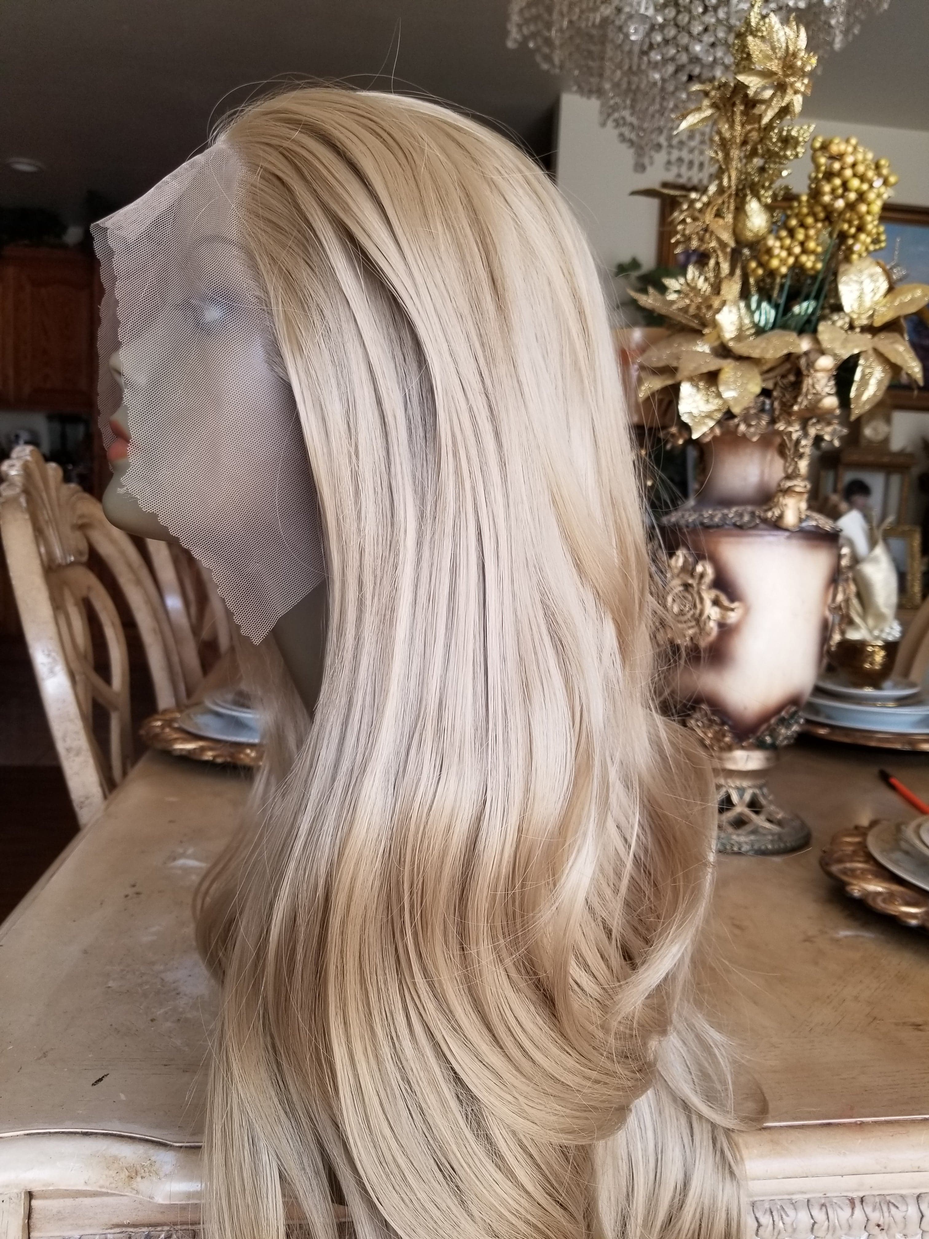 Ash Blonde Lace Front Wig 24-26 inches!! - Thumbnail 6