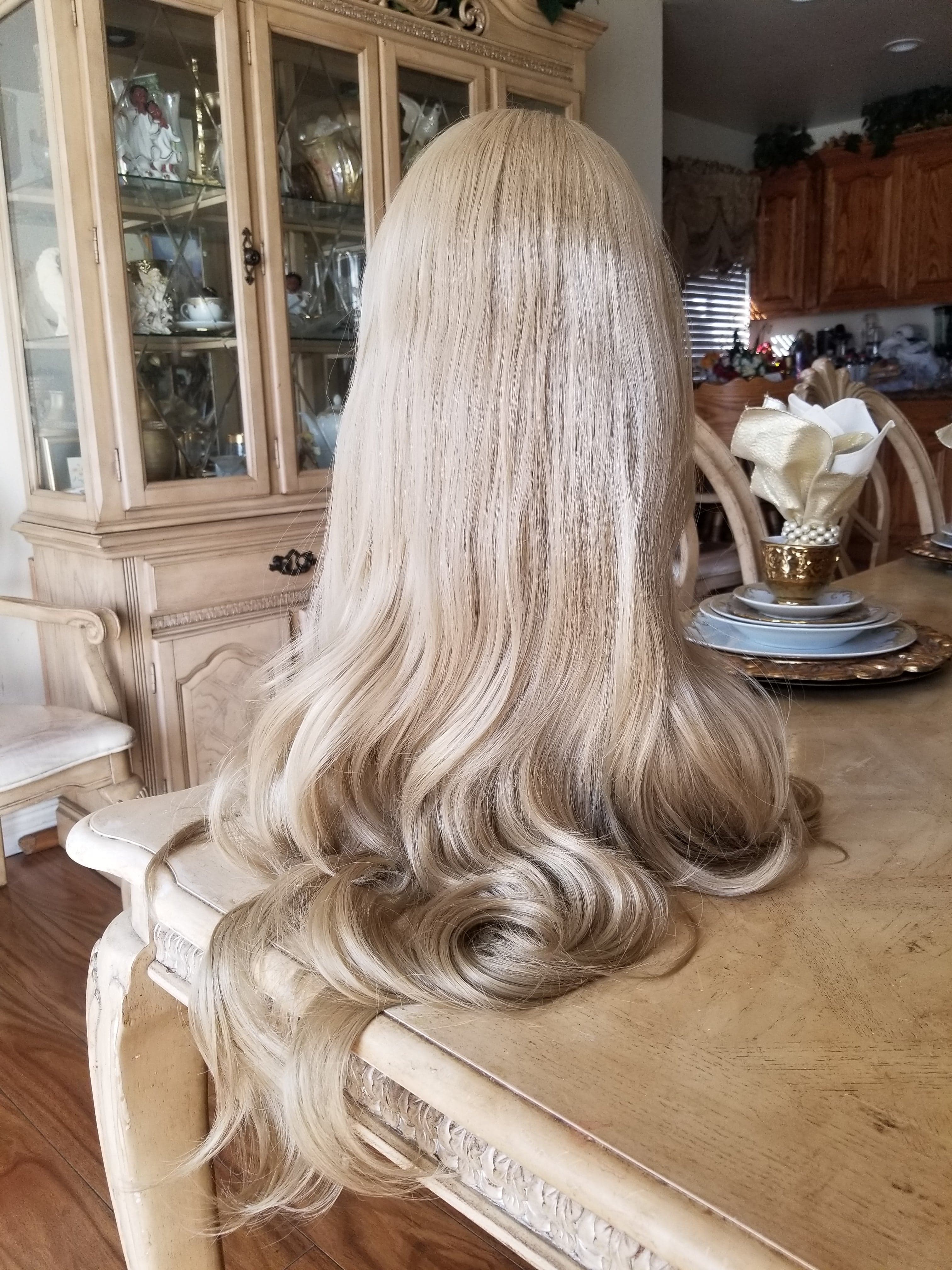 Ash Blonde Lace Front Wig 24-26 inches!! - Thumbnail 11