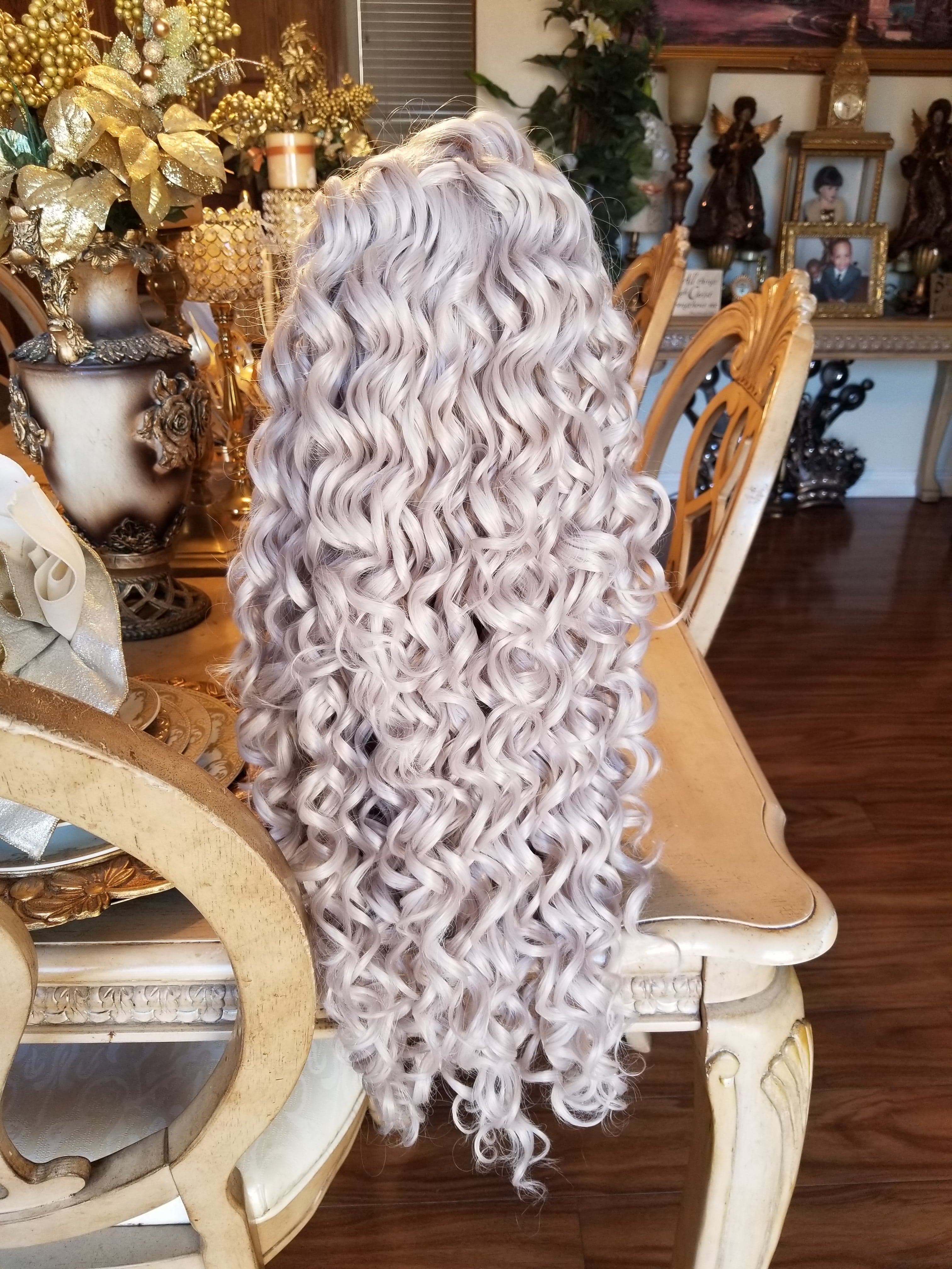 Light Gray AshBlonde Beauty Lace Front Wig 22-26 inches!! - Thumbnail 12