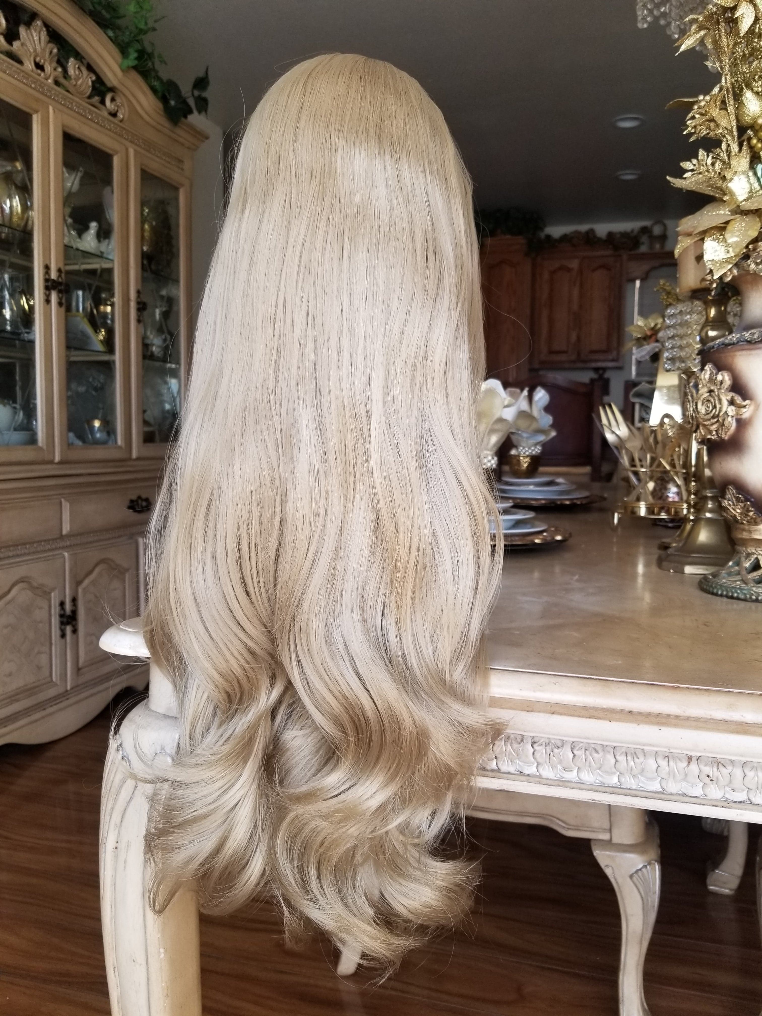 Ash Blonde Lace Front Wig 24-26 inches!! - Thumbnail 12