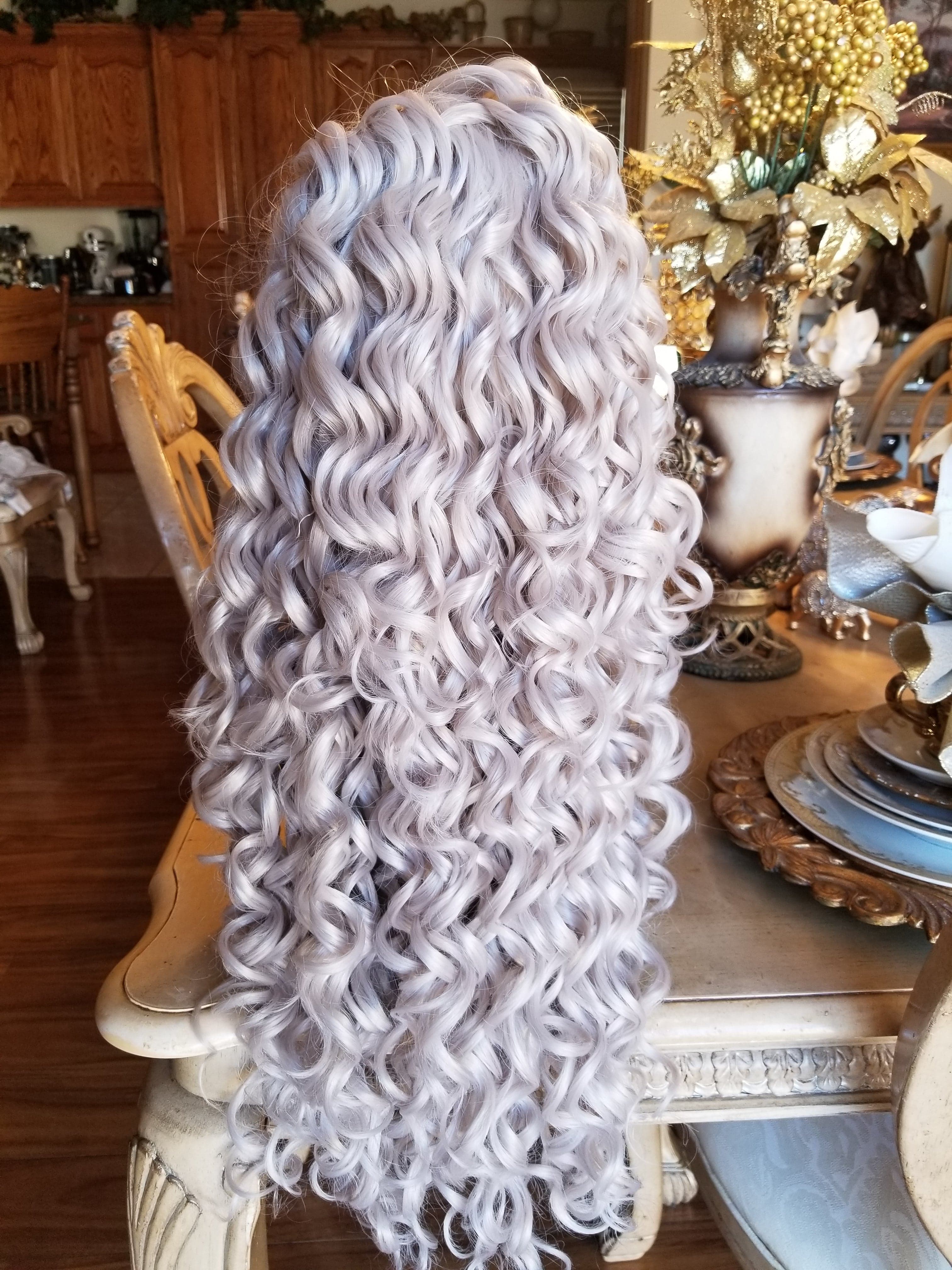 Light Gray AshBlonde Beauty Lace Front Wig 22-26 inches!! - Thumbnail 11
