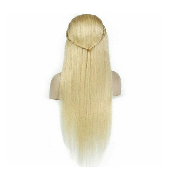 Blonde Beauty Waves Virgin Human Hair Lace Front Wig - 18 inches - Thumbnail 6
