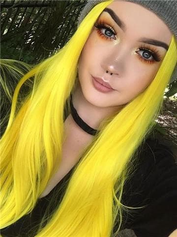 Yellow Beauty Lace Front Wig 24-26 inches!! - Thumbnail 3
