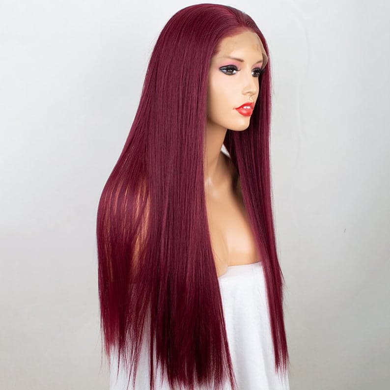 Copper Red Beauty Lace Front Wig - Thumbnail 3