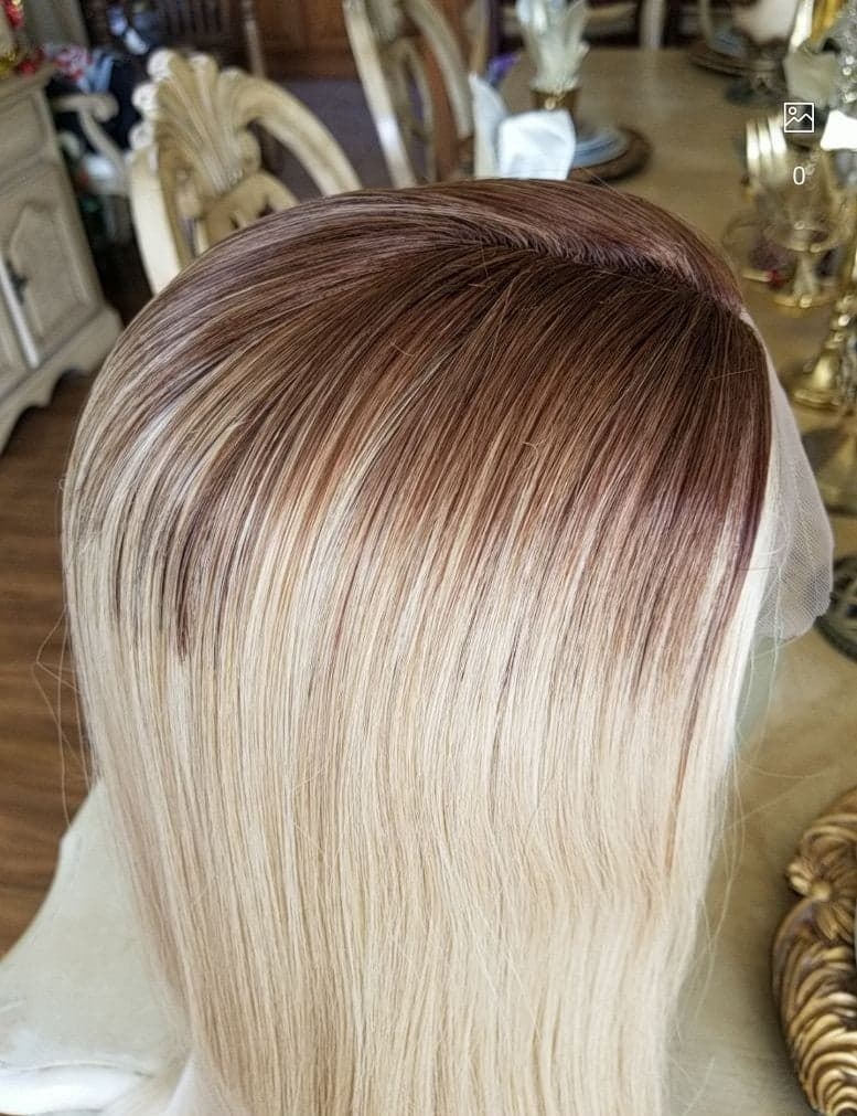 Ombre Blonde Beauty Lace Front Wig 20-22 inches!! - Thumbnail 7