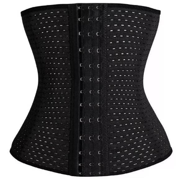 Black Steel Bone Waist Trainer-slim Your Waist!! - XL - Thumbnail 2