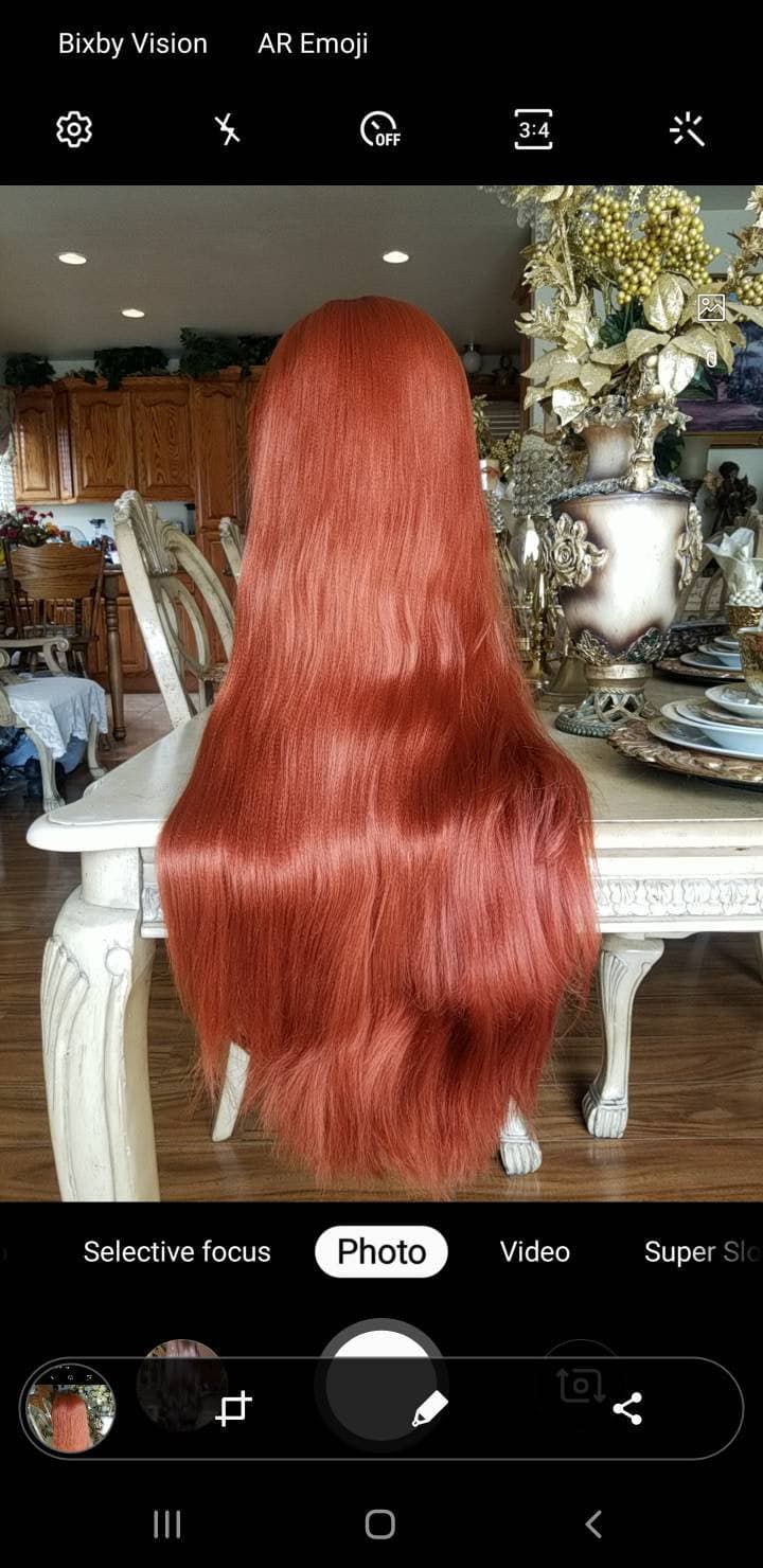 Copper Red Beauty Lace Front Wig - Thumbnail 5