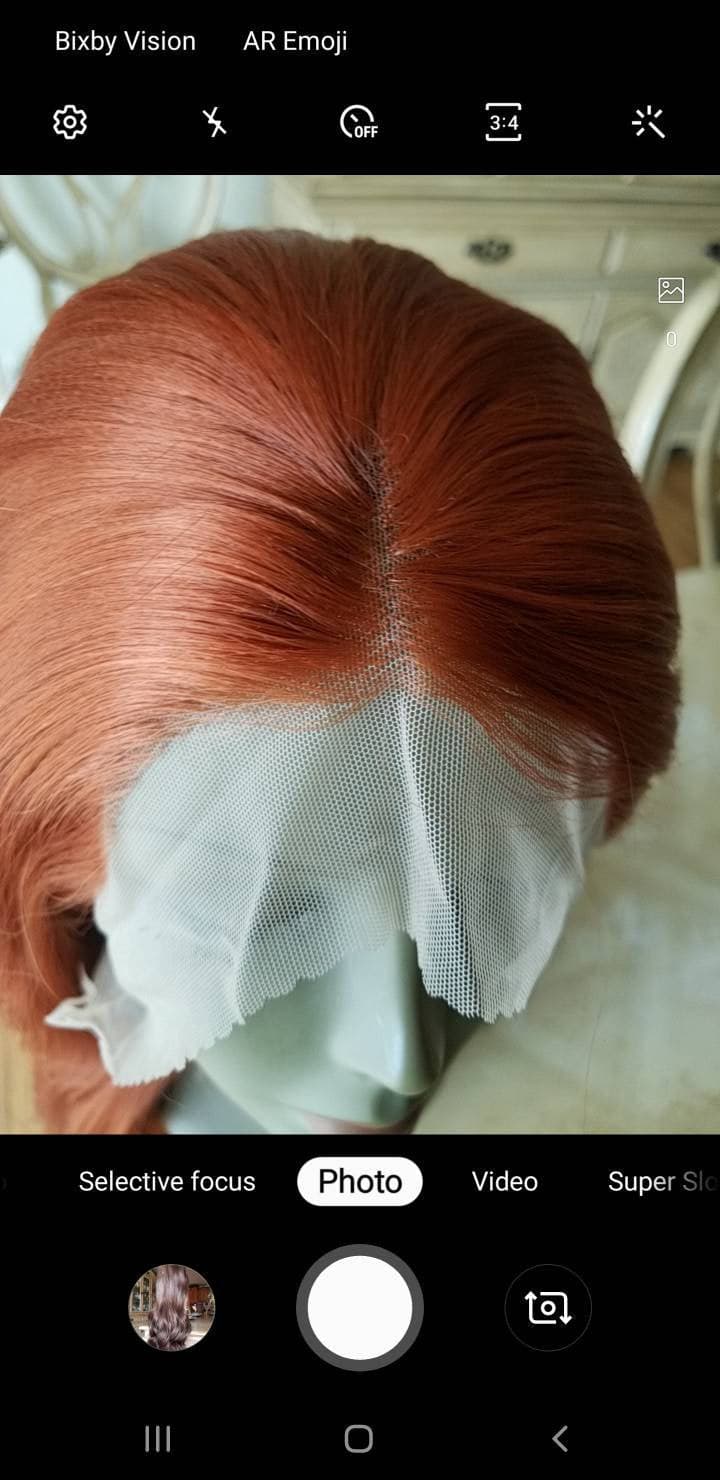 Copper Red Beauty Lace Front Wig - Thumbnail 4